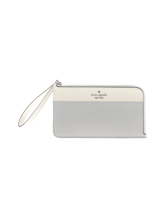 kate spade Handbags - kate spade medium Lzip “Lucy” Wristlet Colorblok Platinum Saffiano NWT